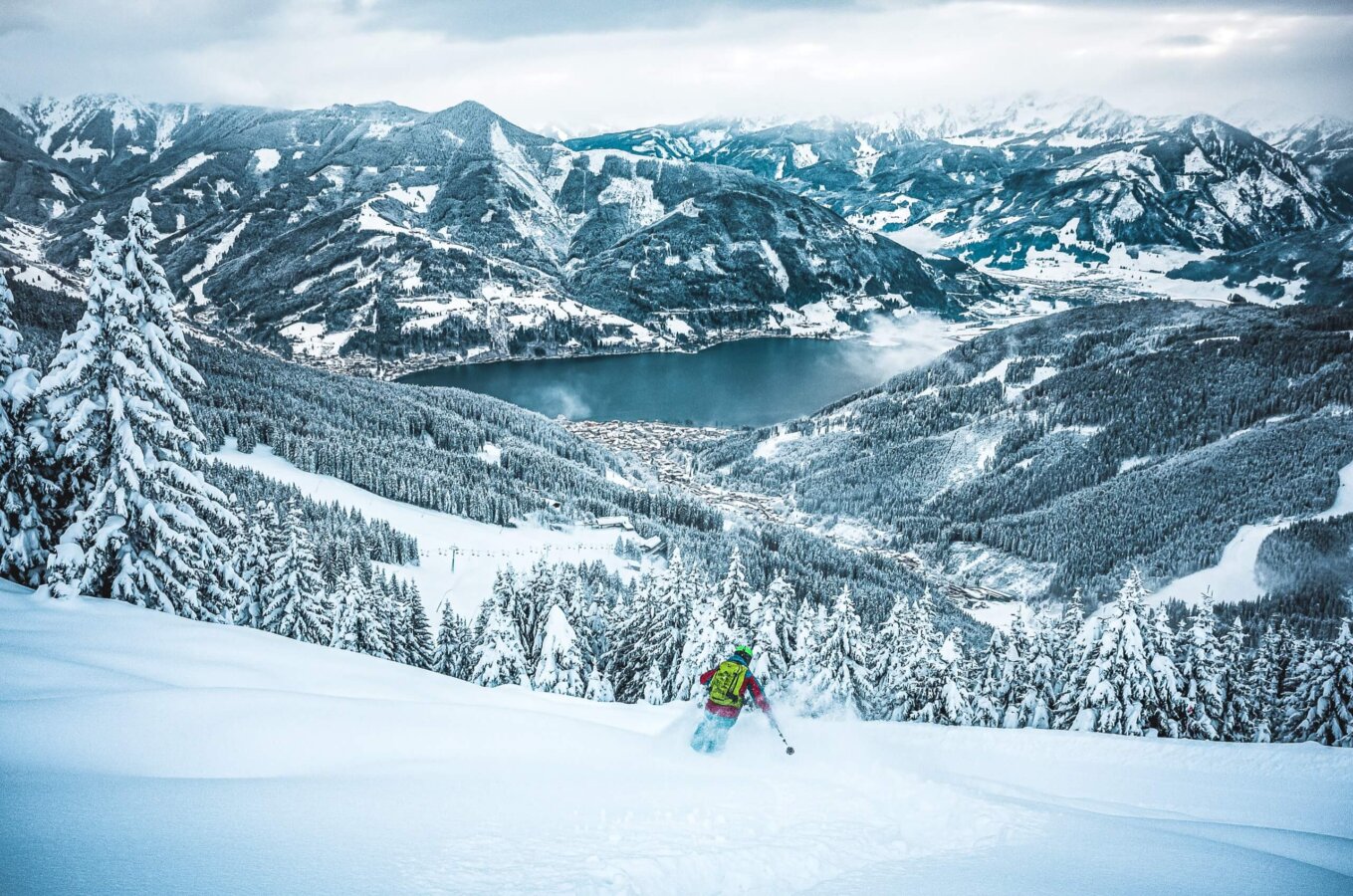 Skipiste in Kaprun