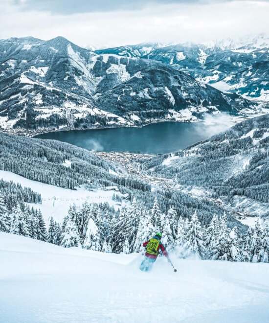 Skipiste in Kaprun