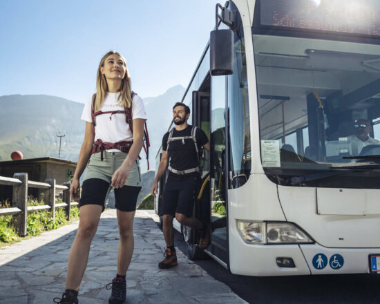 Busfahrt zu den Kapruner Stauseen