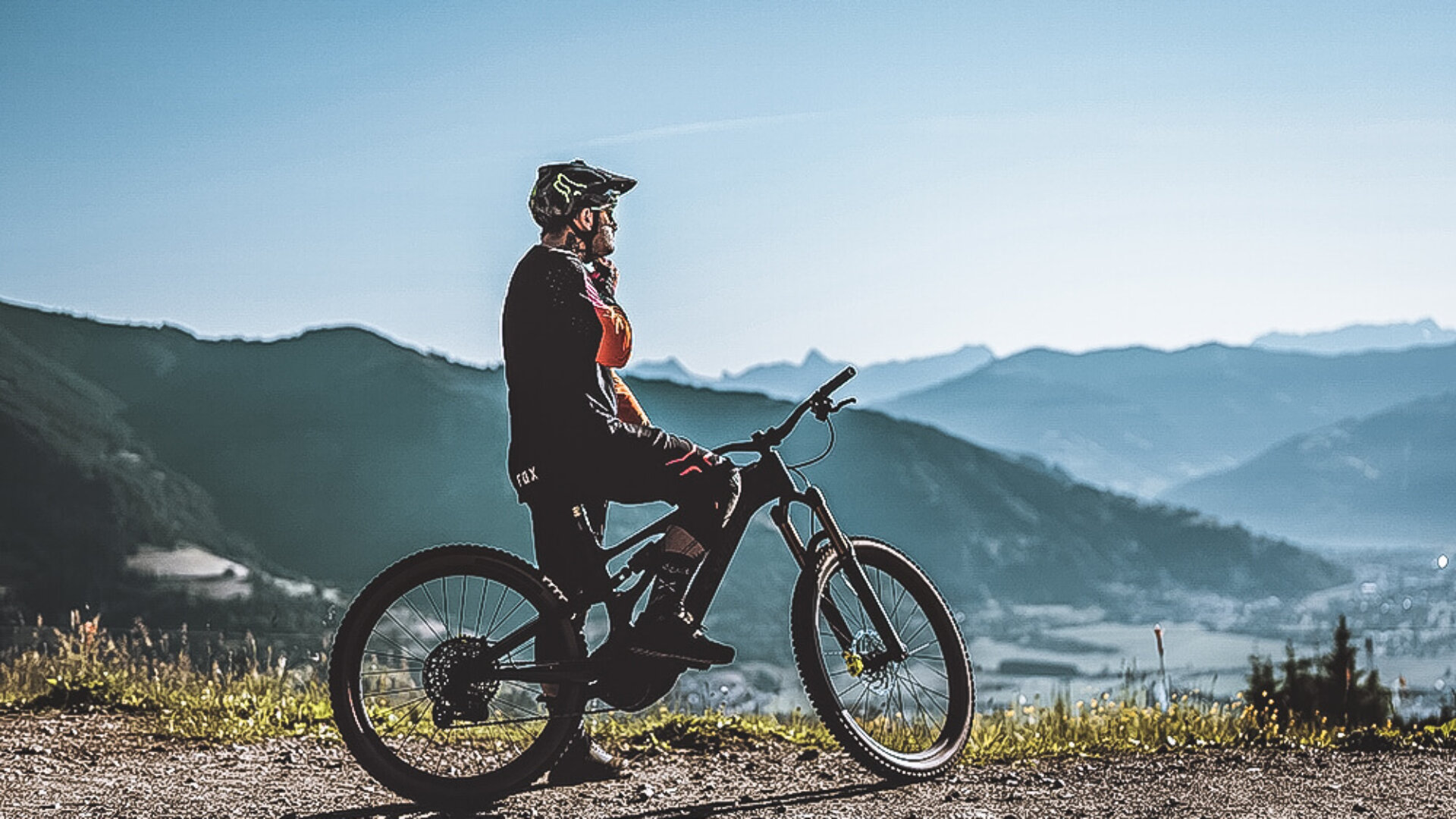 Biker in Zell am See