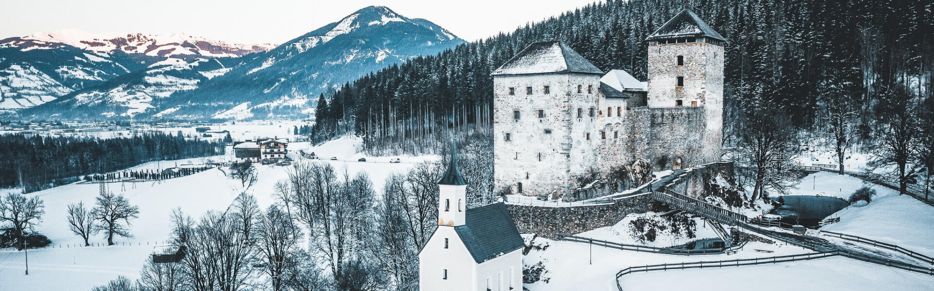 Burg Kaprun im Winter