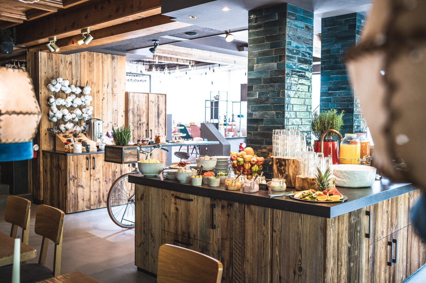 Frühstücksbuffet im Hotel Falkenstein
