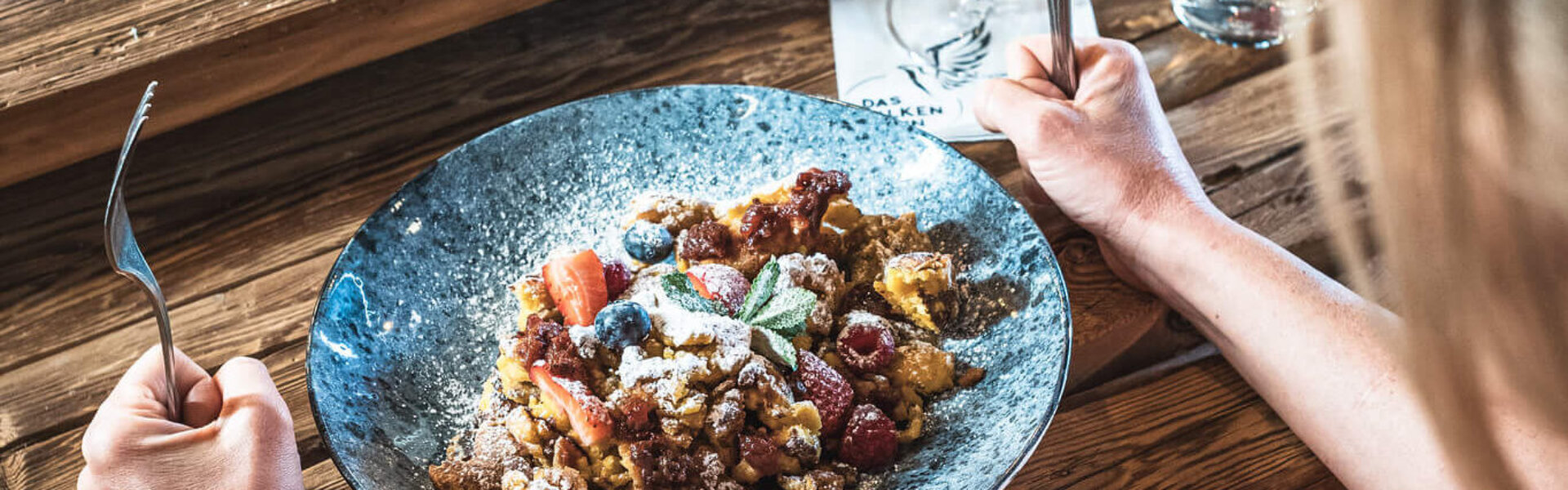 Kaiserschmarrn im Hotel Falkenstein in Kaprun