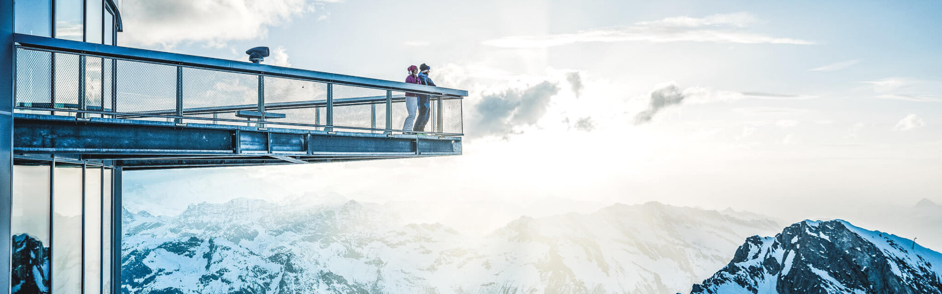 Aussichtsplattform am Kitzsteinhorn Gletscher