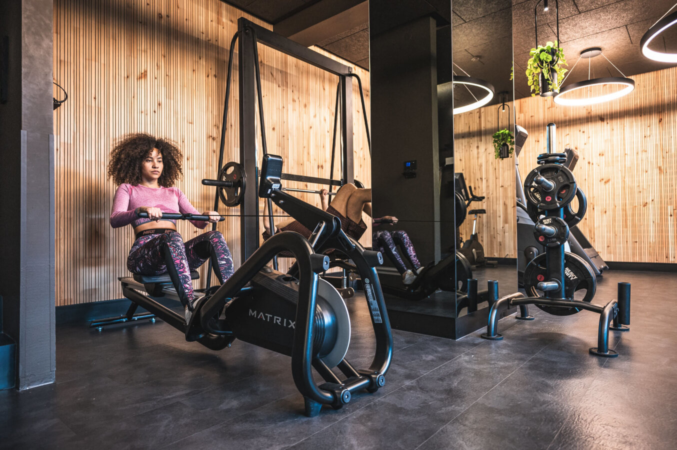 Krafttraining im Matrix Gym im Hotel Falkenstein in Kaprun