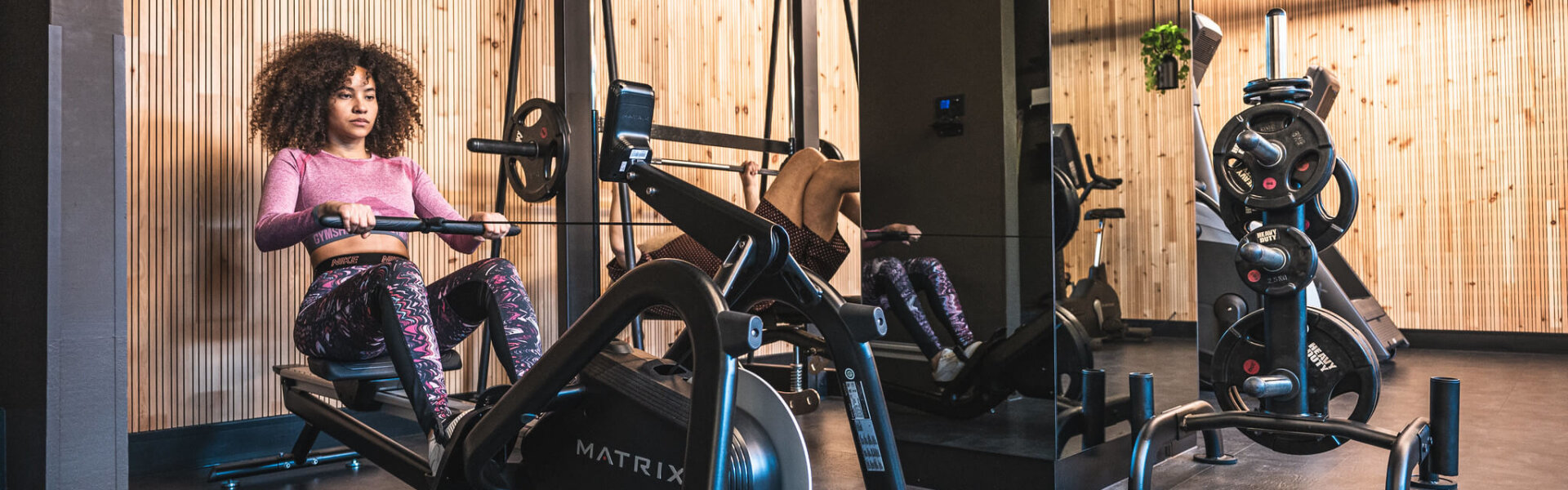 Krafttraining im Matrix Gym im Hotel Falkenstein in Kaprun