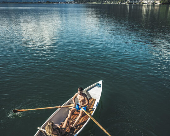 Ruderboot am Zeller See