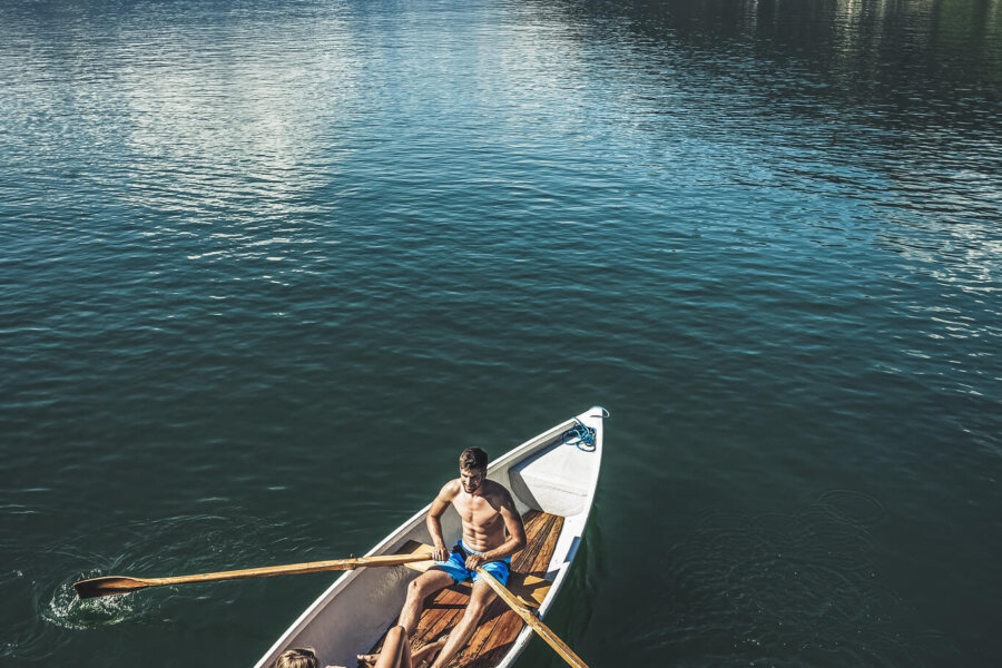 Ruderboot am Zeller See