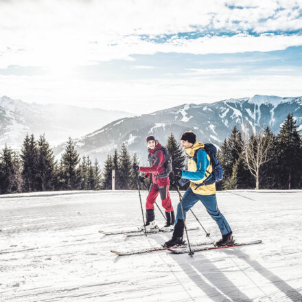 Skitourengeher in Kaprun, Hotel Falkenstein