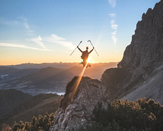 Wanderung in Kaprun mit Sonnenaufgang