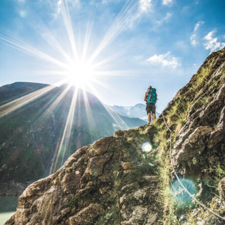 Wanderung bei strahlender Sonne
