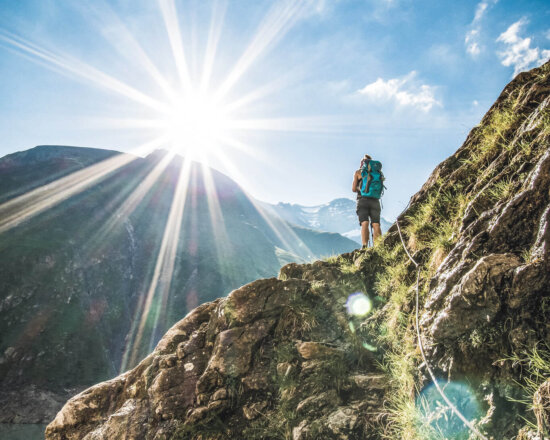 Wanderung bei strahlender Sonne
