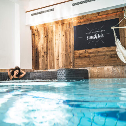 Wellness Hallenbad im Hotel Falkenstein in Kaprun