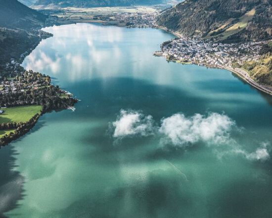 Der Zeller See von oben