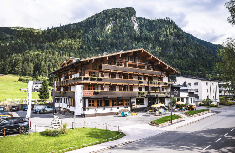 Das Falkenstein Hotel am Kitzsteinhorn am Fuße der Falkenbachwand