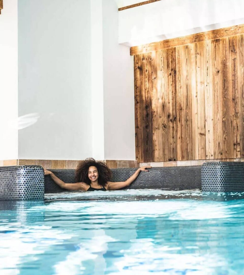 Wellness Hallenbad im Hotel Falkenstein in Kaprun